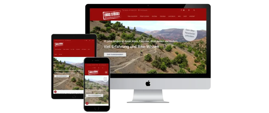 Responzivní webové stránky AI technologického startupu